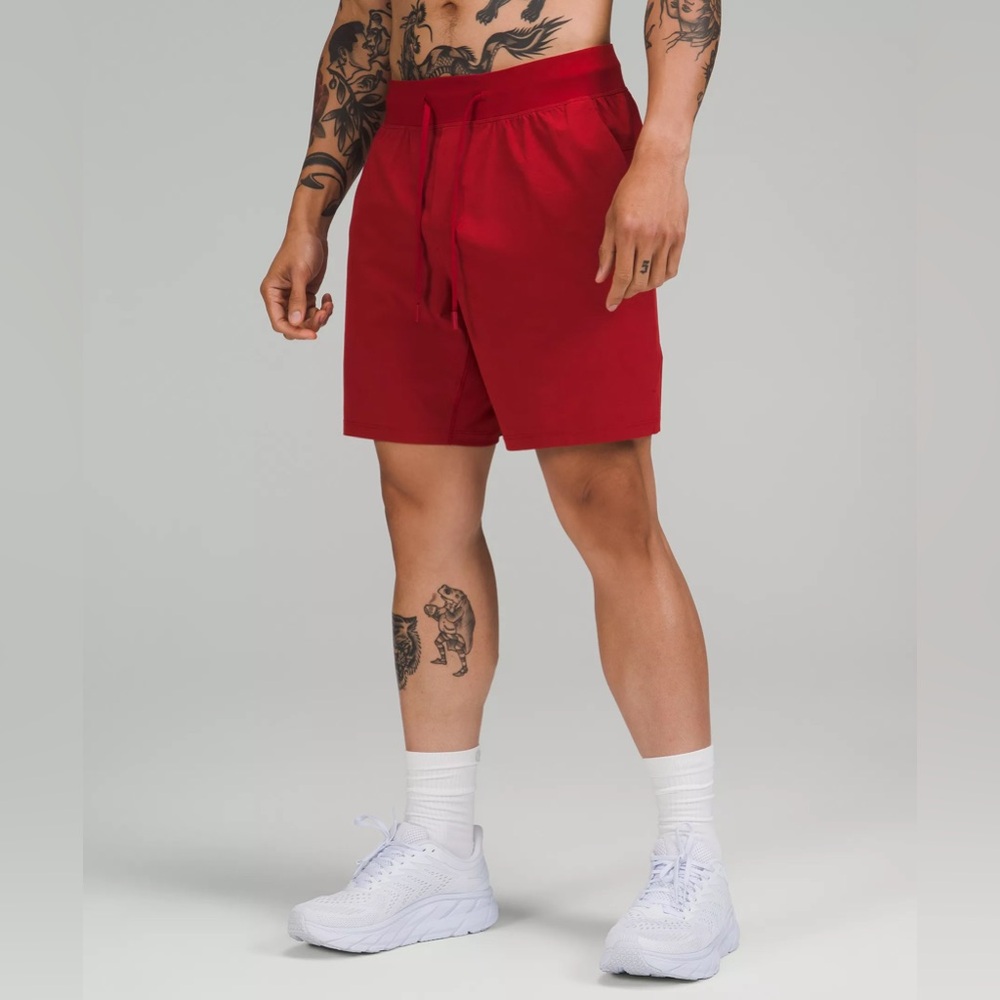 Lululemon T.H.E. Linerless Short 7”, Sport Red
